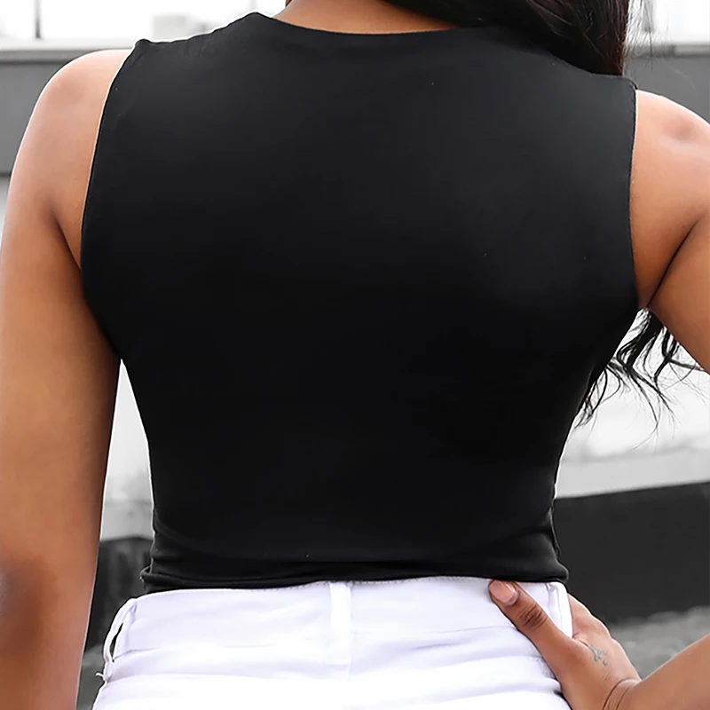 Новинка 2022 женский жилет с искусственными бриллиантами облегающий Модный