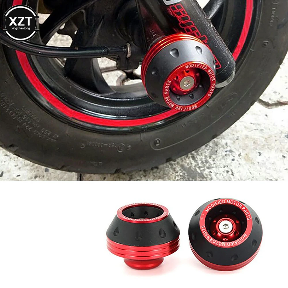 

NEW 2pcs Motorbike Crash Pads Wheel Protection Colorful Protector Motorcycle Crash Protect Motocross Crash Pad Whee Accessories