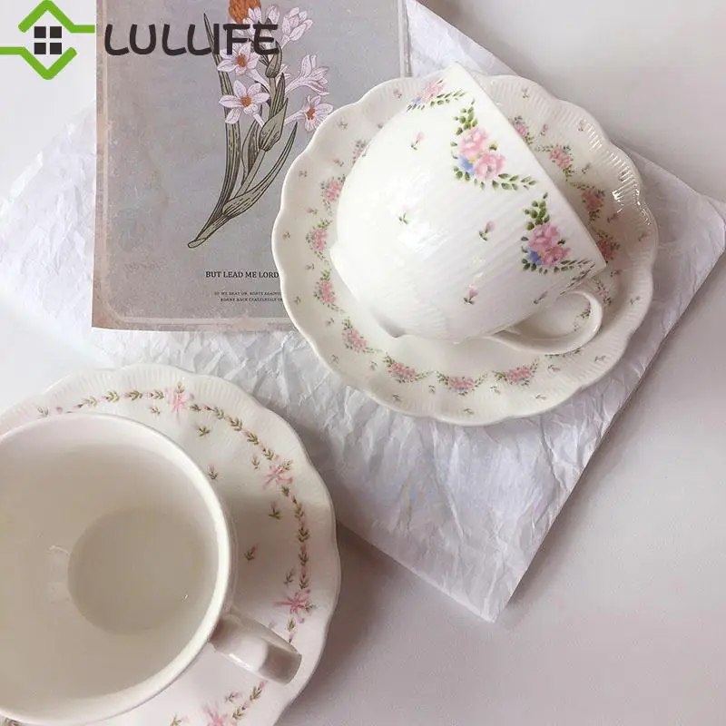 Тарелки из костяного фарфора тарелка с бантом в виде Розы миска для супа чашка