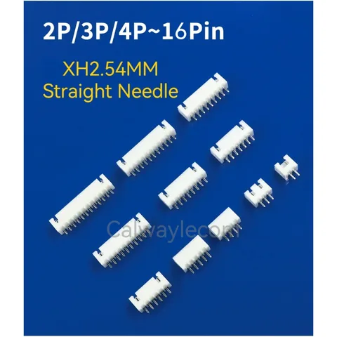 HSSTEC  XH2.54 прямой игольчатый разъем 2P/3P/4P/5P/6P/7P/8P/9P/10P--16Pin