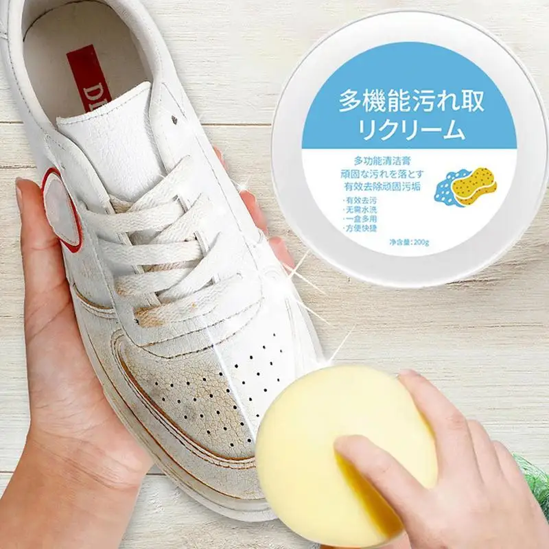 

Универсальный очищающий крем для обуви Shoe Whiten Cleaner