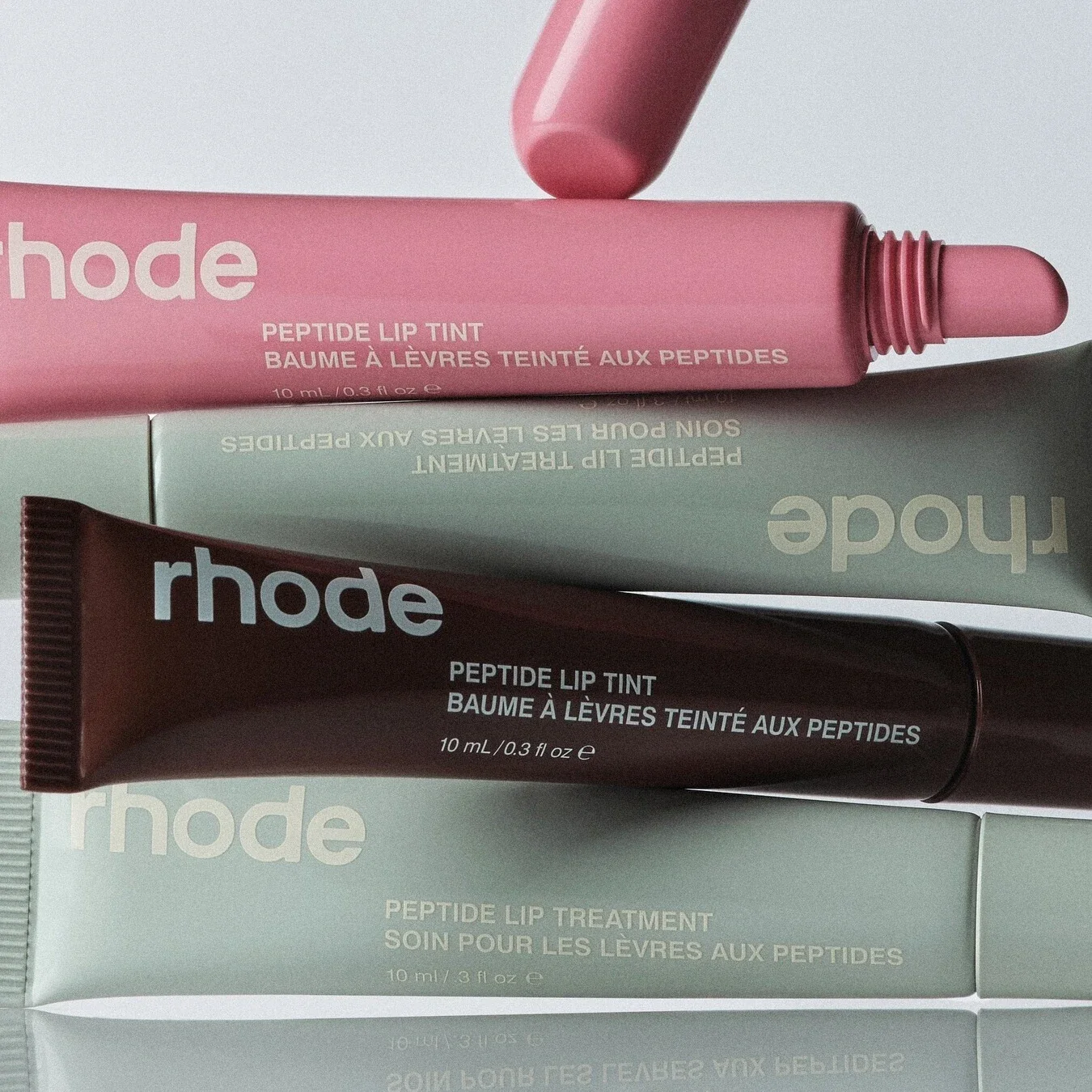 9-цветный блеск для губ Rhode Toast Espresso Lipstick блестящая жидкая помада с блестками iPhone 16