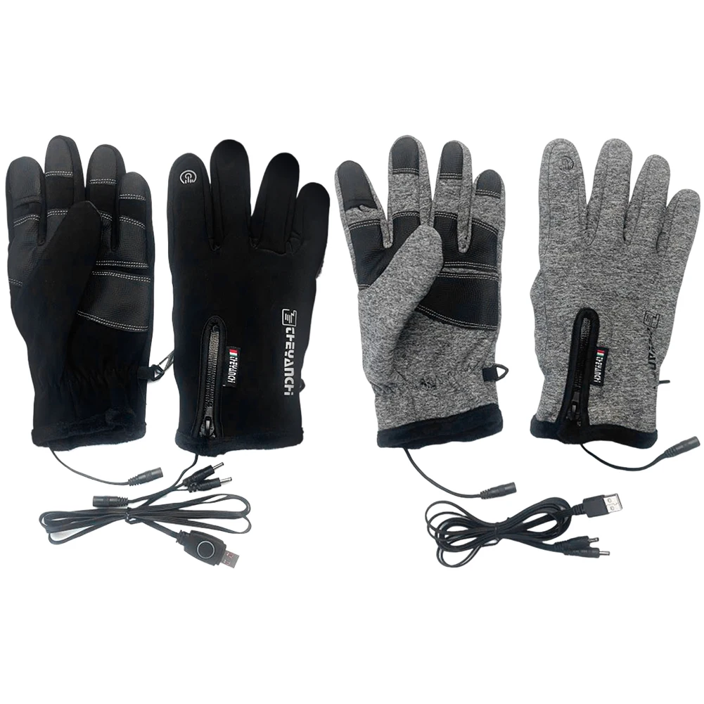 Мужские и женские перчатки с USB-подогревом подогревом для холодной погоды