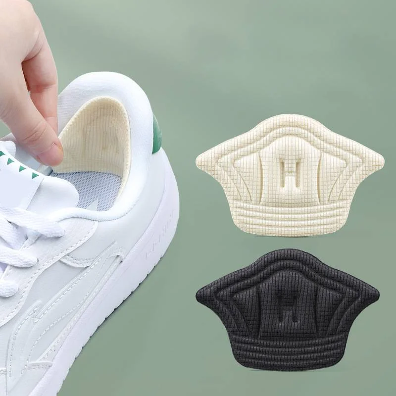 2 Buah Sol Patch Bantalan Tumit untuk Sepatu Olahraga Ukuran Dapat Disesuaikan Antiwear Bantalan Kaki Insole Bantalan Tumit Pelindung Stiker Belakang