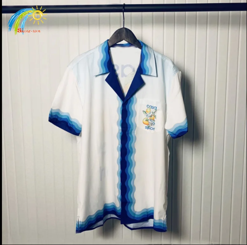 

Рубашка с V-образным вырезом и коротким рукавом для мужчин и женщин