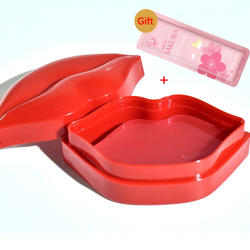 

Маска для губ, Вишневый Кристалл, коллаген, Антивозрастная подушечка, маски для губ, средство для удаления шелухи, косметическое средство дл...