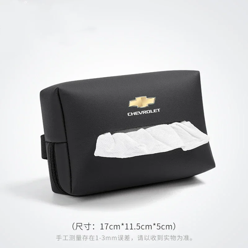 

Кожаная сумка для хранения салфеток на спинку автомобильного сиденья для Chevrolet Equinox Impala Cruze Tahoe Sail Traverse Malibu Captiva, аксессуары