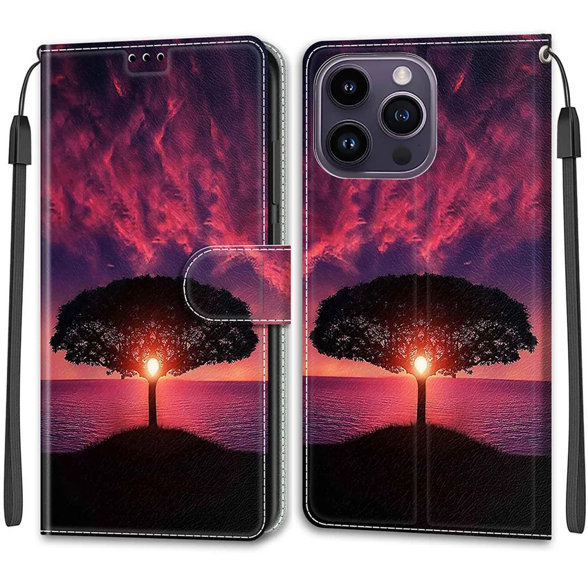 Кожаный чехол-книжка с 3D тиснением для Motorola G14 G54 G84 Moto Power G53Y G53J G13 G23 G 14 84 53 G32 E13 E20 E30