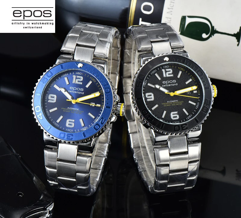 Часы наручные EPOS Sea Beast мужские брендовые Роскошные спортивные Кварцевые
