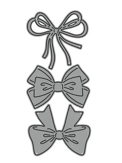 

New Metal Cutting Dies beautiful bow for DIY Scrapbooking Album Decorative Crafts Embossing Paper Cards Making