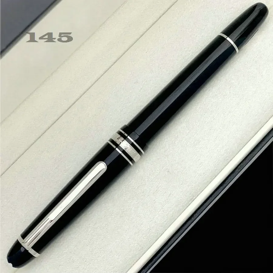 

Высококачественные матовые черные Ретро Ручки Monte 163/145, роскошные шариковые ручки MB, шариковые ручки, офисные принадлежности, корейские канцелярские принадлежности