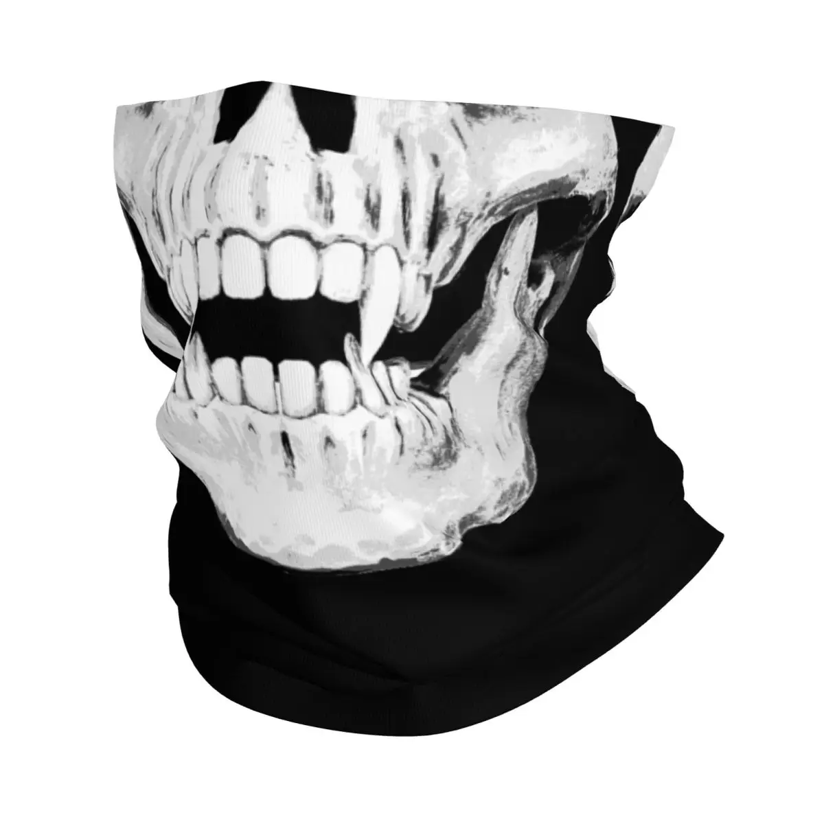 Череп вампира Любитель ужасов Хэллоуин Крутой жуткий подарок Бандана на шею Шарф