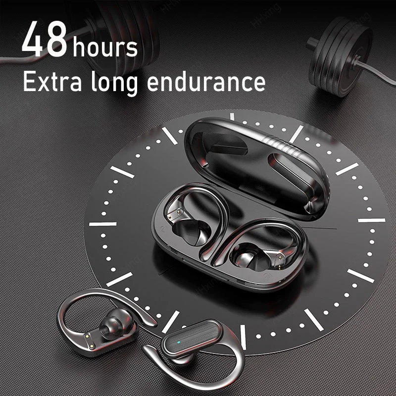 

Bluetooth 5.1 Earphone Sport Stereo Waterproof Wireless Headphone Low Latency Earbuds Noise Cancellation Headset with Microphon
