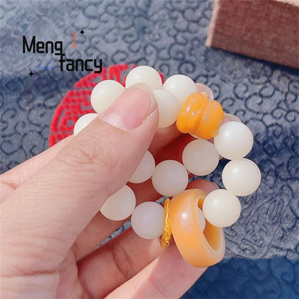 Натуральный браслет Бодхи женское кольцо для бега кошка удачи ручные