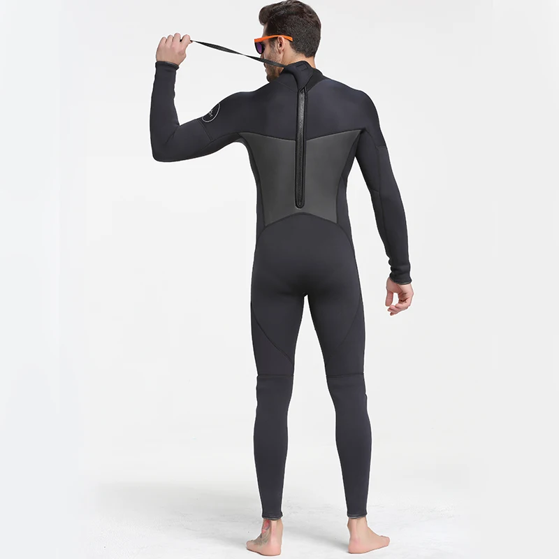 Мужской неопреновый гидрокостюм 3 мм, гидрокостюм для дайвинга и серфинга, мужской теплый полноразмерный гидрокостюм для подводной охоты, г... от AliExpress RU&CIS NEW
