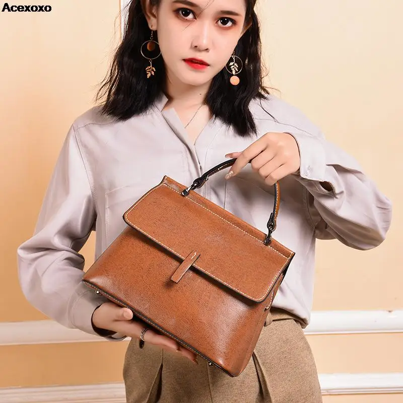 

Women's bag cowhide handbag Fashion shoulder bag