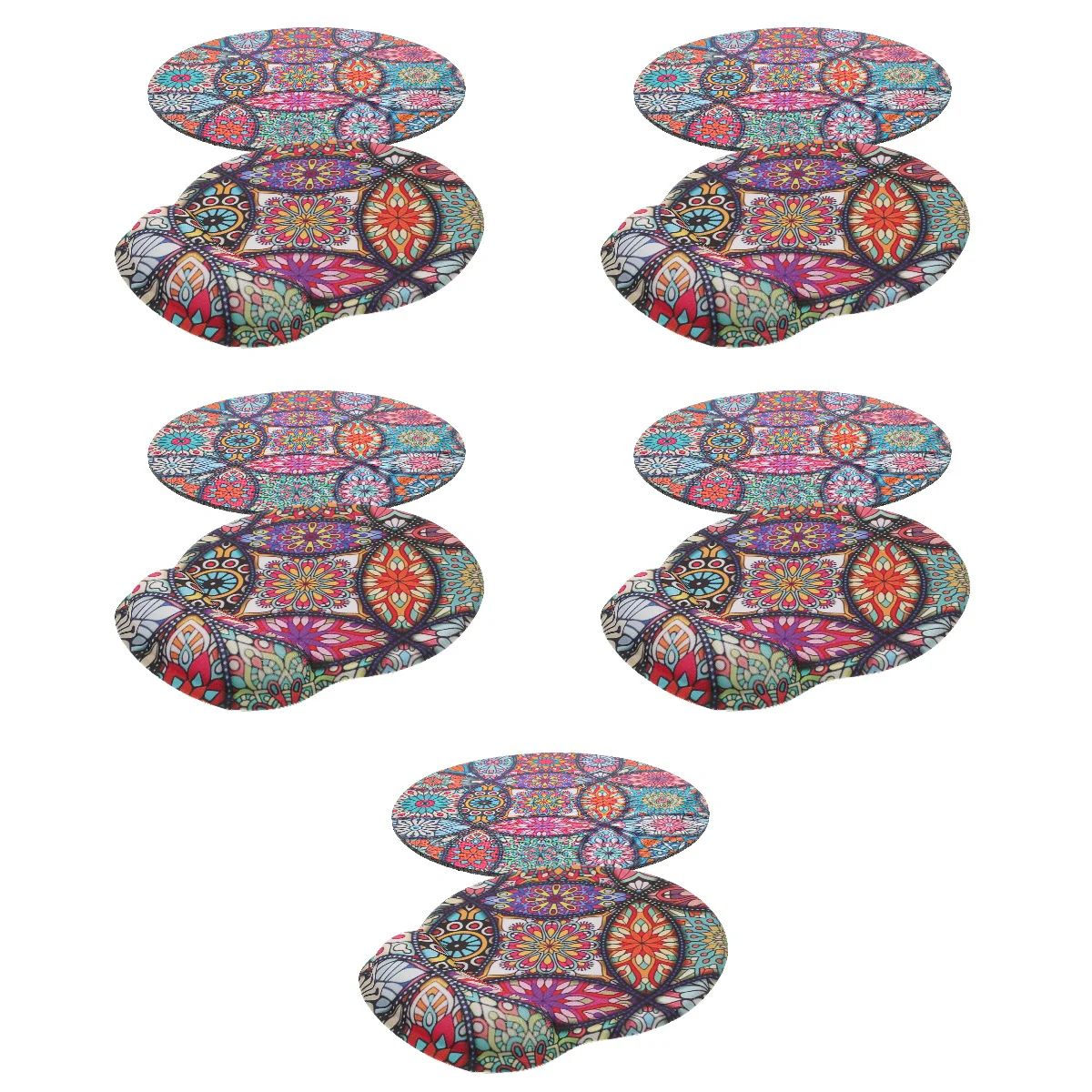 

10 pcs Practical Nonslip Compact Computer Mousepad Office Mousepad Wrist Rest Mousepad Wrist Support Mousepad