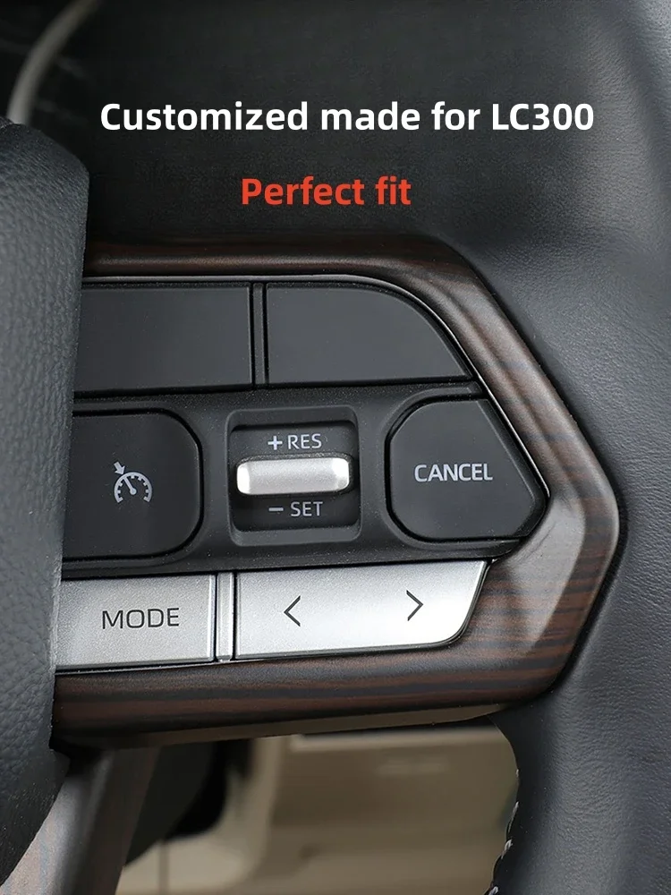Для Land Cruiser LC300 2022 2023 отделка из персикового дерева внутренняя накладка на