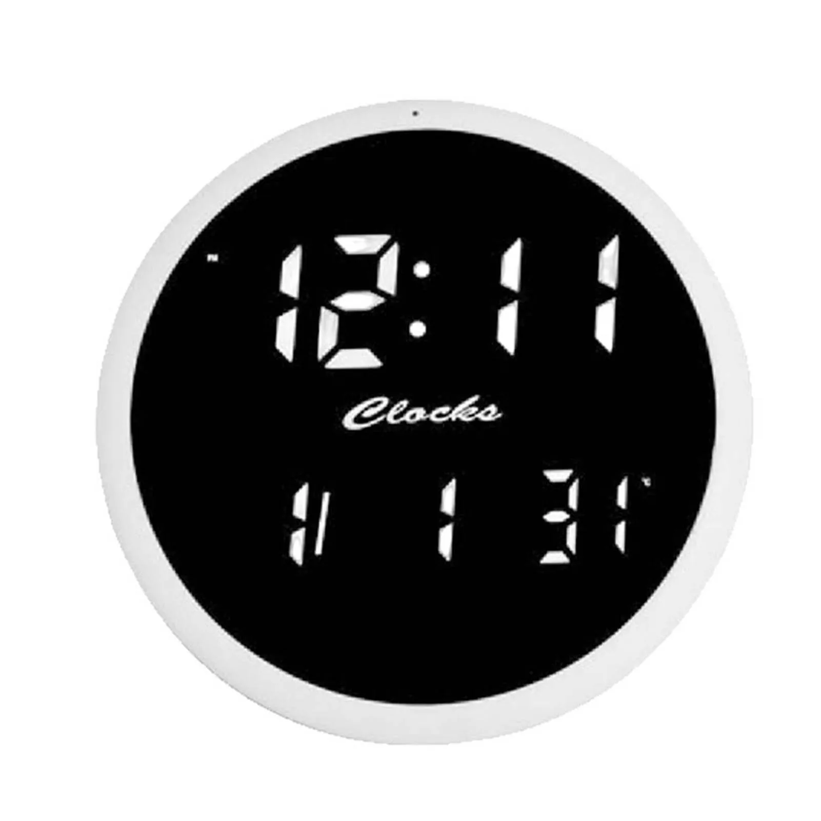 

Многофункциональный настольный будильник со светодиодным зеркалом, большой экран, настольное напоминание для белых воротников, студентов ...