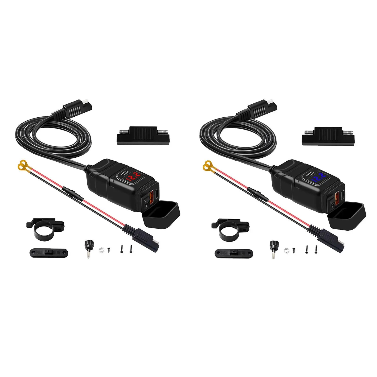 

Зарядное устройство USB Type C PD и адаптер USB для быстрой зарядки мотоцикла