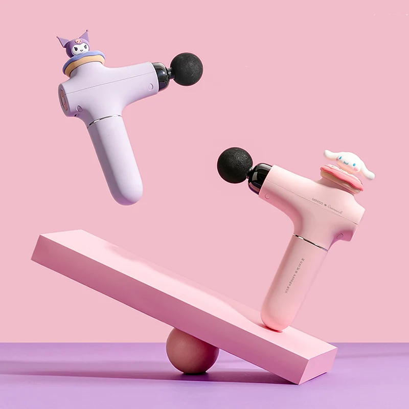 Sanrio Cinnamoroll fasциальный пистолет Miniso Для Девочек Mini Kuromi Портативный Удобный