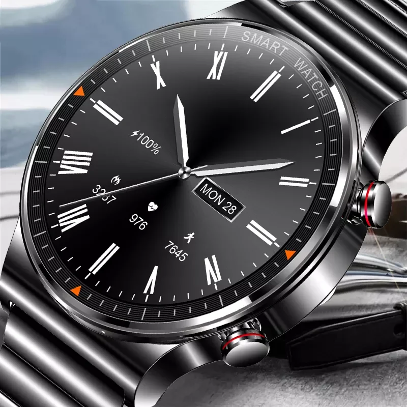 

2021 New Bluetooth Call Smart Watch Men 454*454 HD 1.39 inch display music player Connect a Bluetooth headset Smartwatch Men