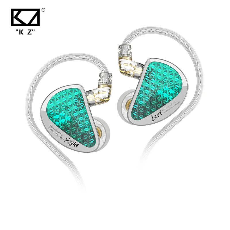 

Проводные наушники KZ AS16 Pro 16BA, сбалансированные арматурные наушники-вкладыши, Hi-Fi монитор с басом наушники с шумоподавлением, Спортивная гарнитура