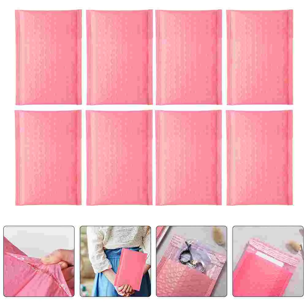 

100 Pcs Sealed Bag Padded Mailers Purple Envelopes Shipping Packages Bracelet Packaging Small Business Cute Bubble Pink Bags
