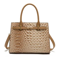 womens bagsclassic brand designer handbags large capacity crocodile pattern leather crossbody bags vintage handbags tote bag