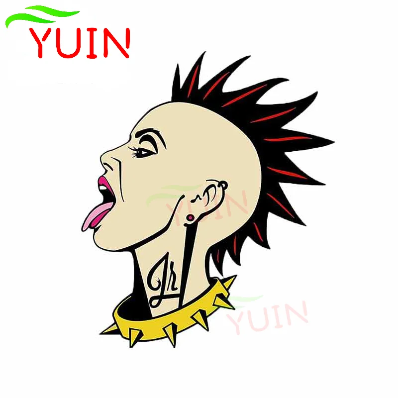 

Car Sticker Punk Man Creative Personality Decals Fashion PVC Bumper Decoration Accessories Waterproof Sunscreen Decal 13*12cm