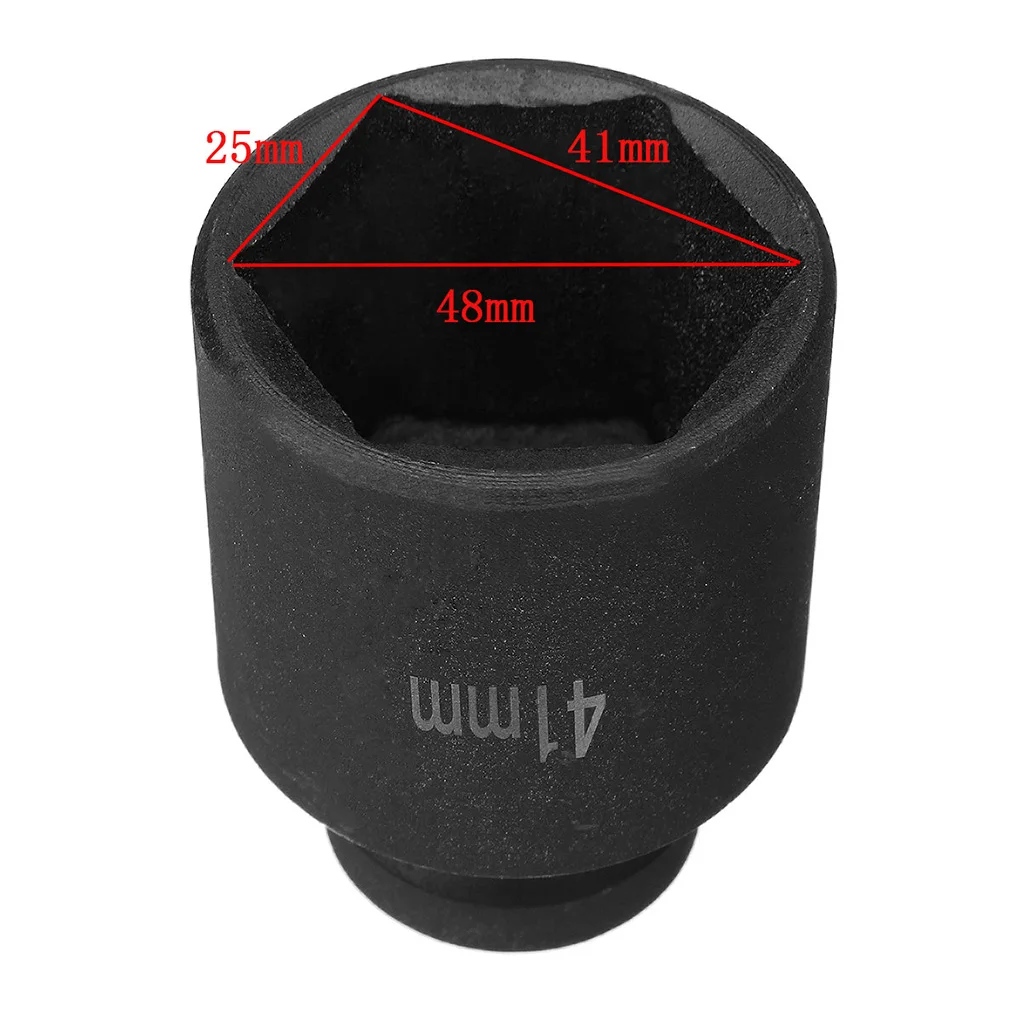 

6 Point 41mm Deep Impact Socket 1 2 Drive Spindle Axle Nut Socket Hub Spindle Axle Nut Remove Install Tools