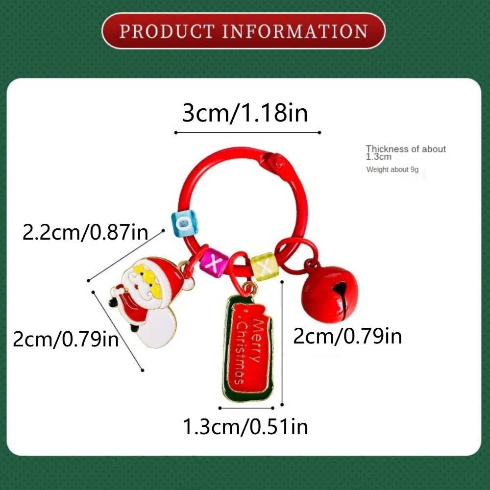 Креативный мультяшный рождественский бирка подвеска Рождественская елка брелок