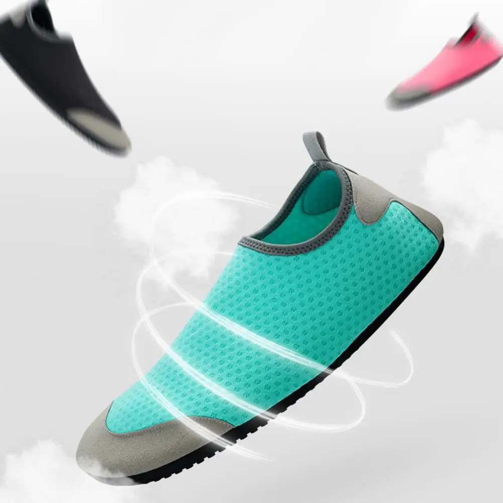 

Comfortable 1Pair Concise Unisex Beach Socks Seaside Sneaker TPR Upstream Shoes Skin-friendly for Summer