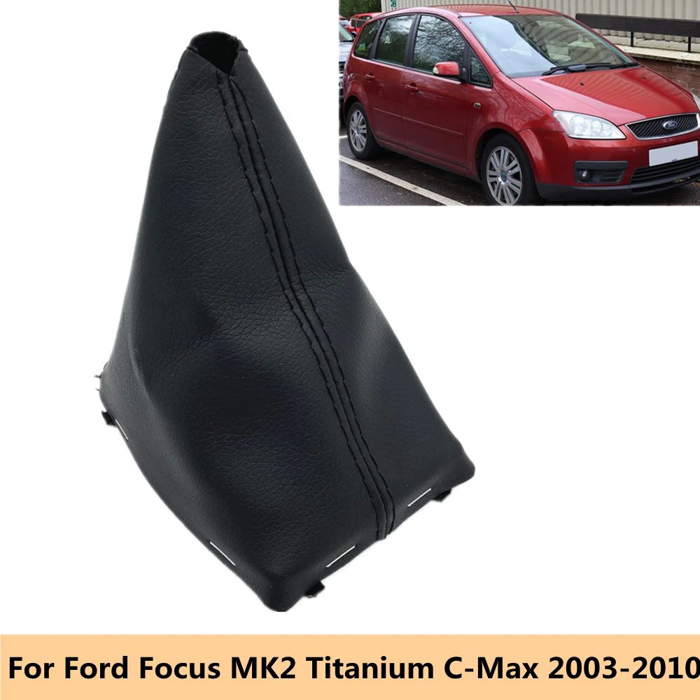 Car Styling Gear Shift Knob Gaiter Boot Cover Case For Ford Focus MK2 Titanium C-Max 2003 2004 2005 2006 2007 2008 2009 2010