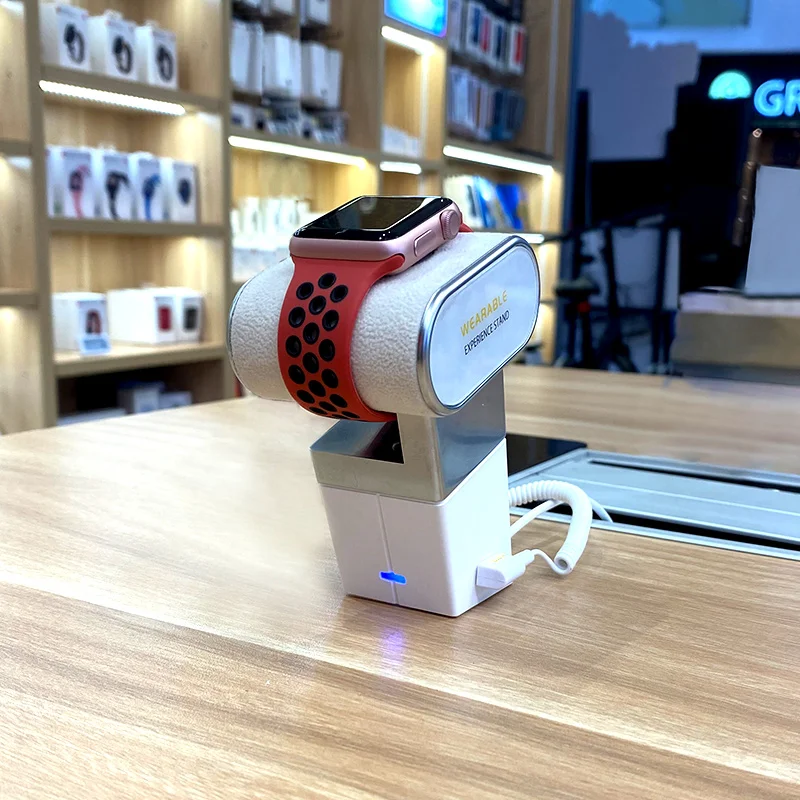 

Часы с противоугонной сигнализацией, подставка для мобильного телефона, дисплей с беспроводной зарядкой