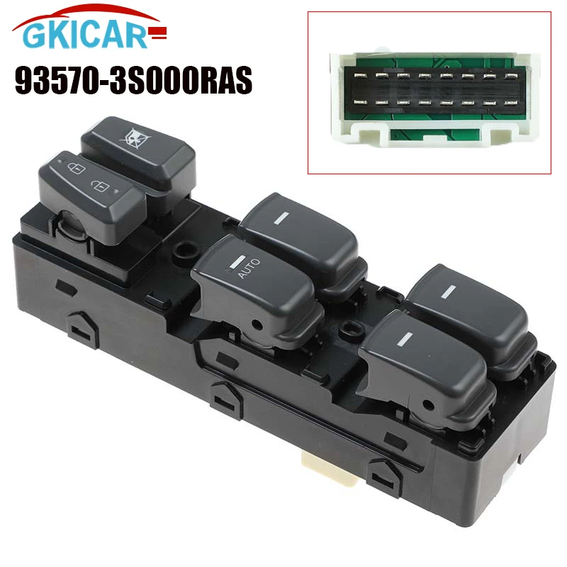 

16 Pins 93570-3S000RAS 935703S000 Power Master Window Switch For 2011- 2014 Hyundai Sonata
