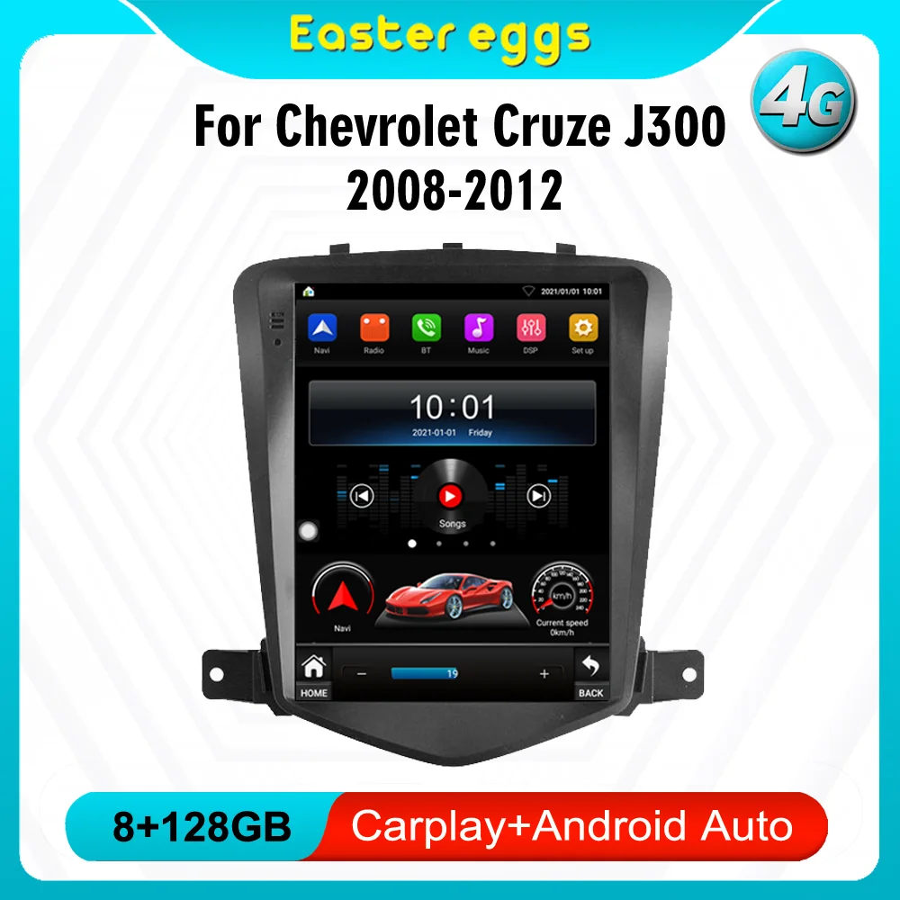 

For Chevrolet Cruze 2008-2012 2 Din Car Radio Android Tesla Touch Screen GPS Navigation Multimedia Player Head Unit Stereo