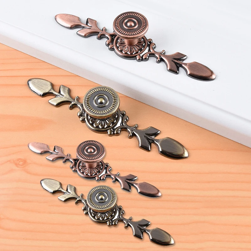 

Retro Furniture Handle Home Drawers Knob For Kitchen Cabinet Door Cupboard Wardrobe Pulls Handles Household Hardware Supplies