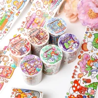 18pcslot cute cartoon rabbit happy days high quality washi tapes set 60mm3m diy decoration supplies free shipping