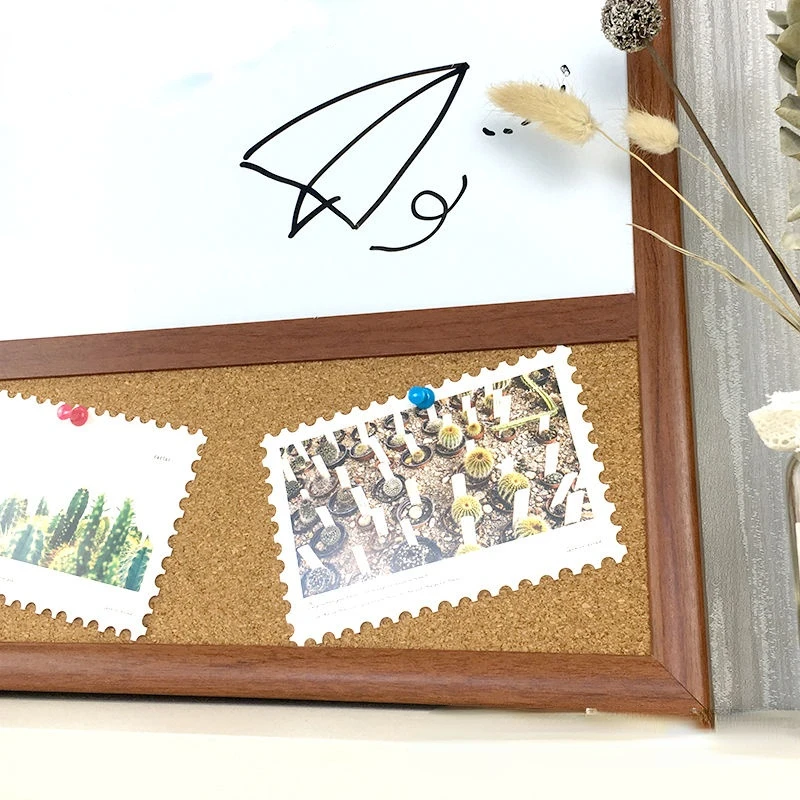 

Белая доска 2 в 1, пробковая доска, деревянная комбинированная доска, доска с буквами настроения, деревянная настенная художественная доска, ...