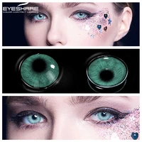 Natural Color Lens Eyes 2pcs Yearly Color Contact Lenses for Eyes Beauty Contact Lenses Eye Cosmetic Color Lens Eyes Makeup