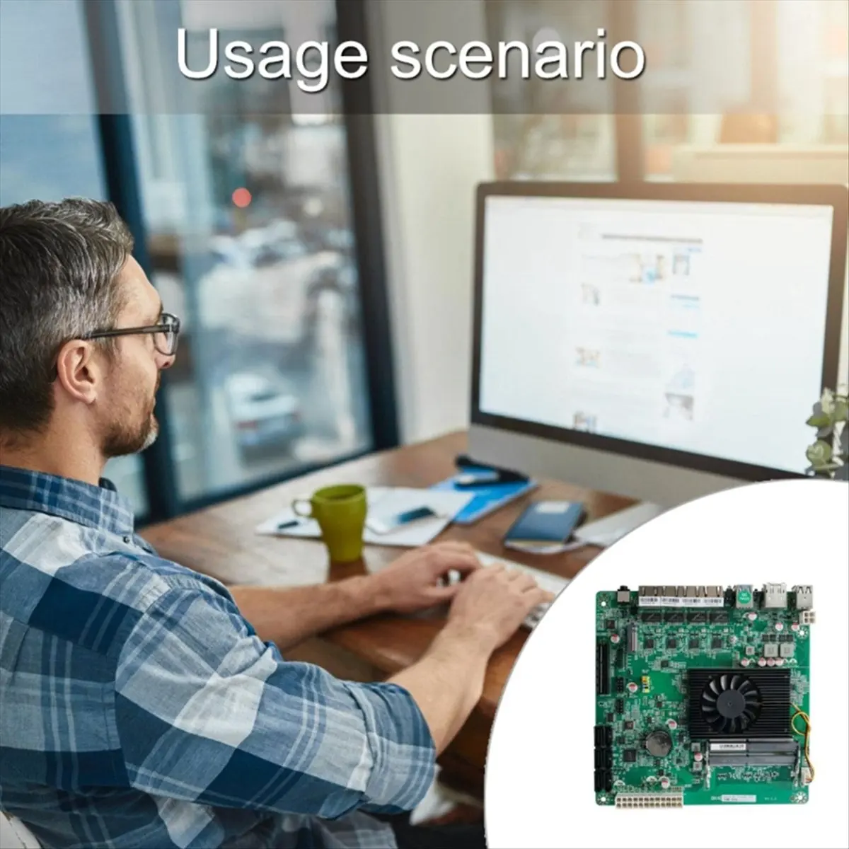 Материнская плата N5105 для NAS-систем и программных маршрутизаторов, ITX-форм-фактор, с сетевым портом 2.5G, 6 портами SATA, процессор 11-го поколения (art.: 3920dc3bdaa7f) - 3920dc3bdaa7f