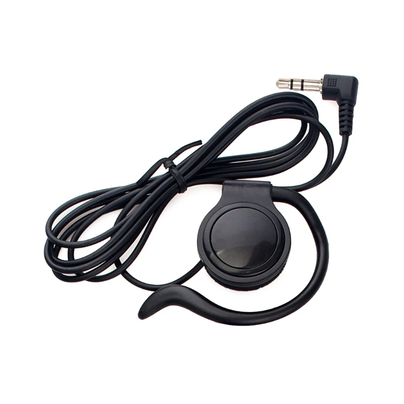 

3.5mm Headset Earphone for Radio Guides Soft Ear Hook Earpiece Headset