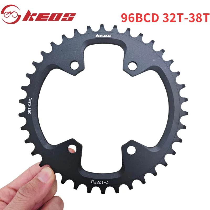 Диск из алюминиевого сплава KEOS 96BCD совместимый с шатунами серии Shimano M6000/M7000/M8000