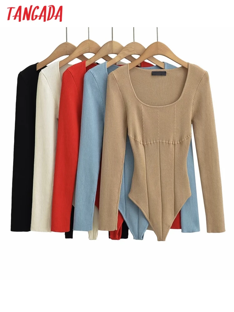 Женский трикотажный комбинезон Tangada | AliExpress