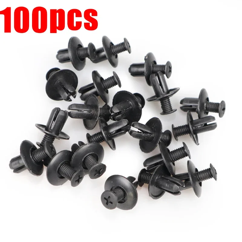 

Автомобильные пластиковые заклепки с отверстием 8 мм, крепежный зажим, Черный Автомобильный держатель для отделки двери автомобиля, крепежные зажимы для Toyota Audi