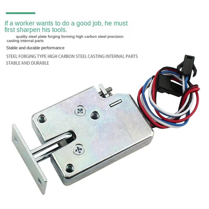 Дверной замок шкафа для хранения 24 В постоянного тока мини-электрический ящика