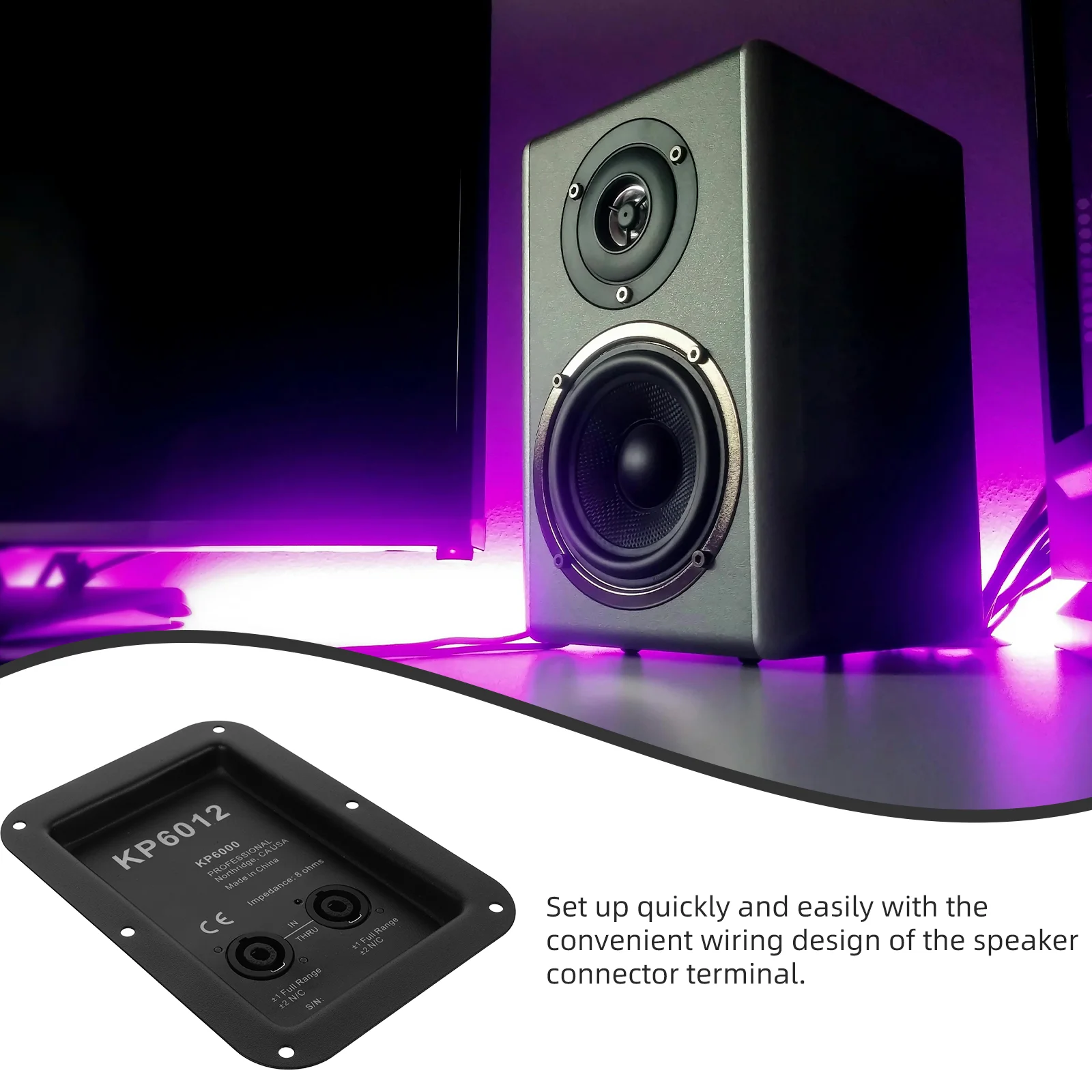 Аудиоаксессуары настенная пластина для громкоговорителя держатель разъема