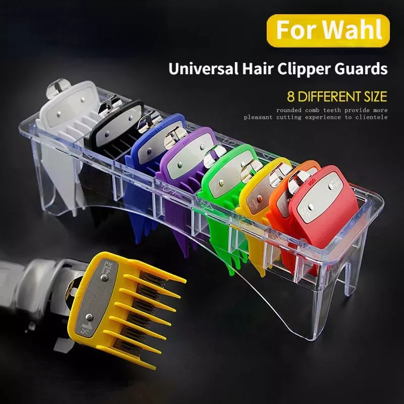 

NEW2023 8pcs/10pcs hair clipper limit comb guide attachment set for wahl clippers hair clipper combs hair cutting guide comb