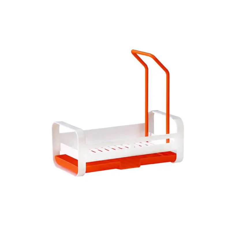 

Drainage Basket Sponge Drain Rack No Punching Multi-function Tank Drain Storage Rack Shelf Dishwasher Cloth Rack